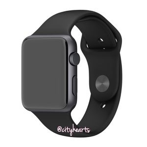 NEW Black Apple Watch Sport Band